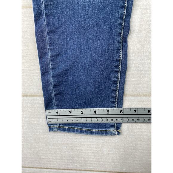 Levis Signature Jeans Womens 16S Shaping Pull On Super Skinny Stretch Blue Denim - Picture 7 of 11